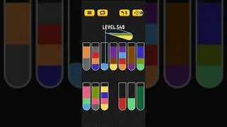 Water sort puzzle level 549