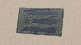 Puerto Rico Cuba Flag Patch