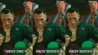 Cyberpunk 2077 xbox one x vs xbox series s/x comparison
