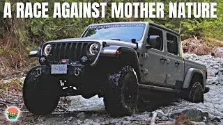 FLASH FLOODS!! WE HAD TO GET THERE QUICK! or wait until next year! Jeep Gladiator Ecodiesel