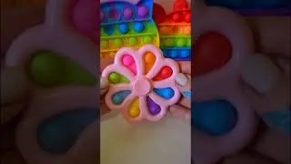 Colors Toy Spinner Pop It