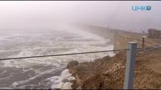 Открытие гидроузла в Белоомуте