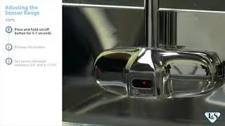 How To: Adjusting The Sensor Range On A T&S Below-Deck Sensor Faucet