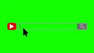 Free YouTube Search Tab Green Screen Animation
