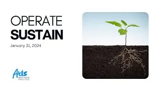 Operate Sustain Info Session January 31, 2024
