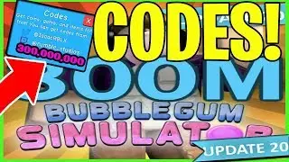 NEW BUBBLE GUM SIMULATOR CODES 300M 🚨 (ROBLOX) UPDATE 20