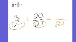 Add or Subtract Numerators