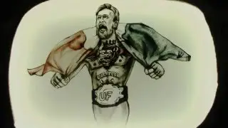 Conor McGregor. Sand Portrait. | Конор МакГрегор. Рисунок песком.