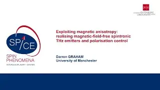 Talks - Terahertz Spintronics 2023 - Darren GRAHAM, University of Manchester