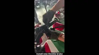 How to Replace Throttle Brake on Scooter--ZVGREEB XL-4L and Related Models
