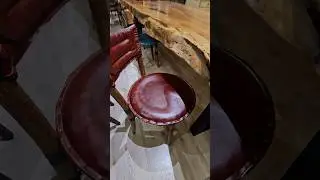 Эксклюзивные кожаные стулья ярких цветов из для столов из слэбов 