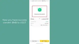 How to Convert BNB to USDT in Binance Apps