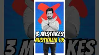 Don't make these 3 Common Mistakes if you Apply for Australia PR #immigration #australiapr #abroad