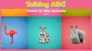 Talking ABC where are the animals game|Boopanpankids