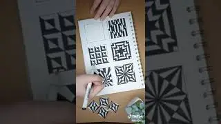 Optical illusion #2 | Doodle, Zentangle art | Speed-up art | Tutorials