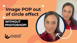Circle Pop-out Image Effect [Super Easy! Without Photoshop]