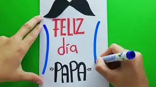 Como hacer una tarjeta para el día del PADRE- SPECIAL DIY FATHER'S DAY CARDS