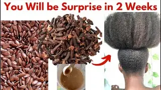 Flaxseed and Cloves conditioner for faster hair growth and thicker hair - natural hair tips