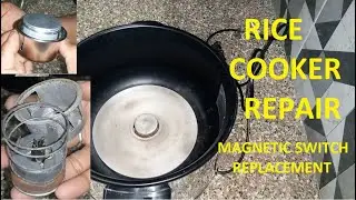 how to repair rice cooker (imarflex) (magnetic switch  replacement )