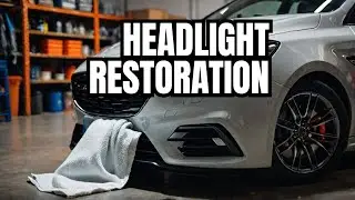 headlight restoration with mothers mag and aluminum polish