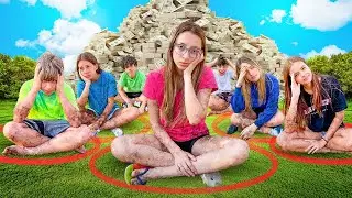 O ÚLTIMO A SAIR DO CÍRCULO GANHA * DESAFIO EXTREMO COM MEUS AMIGOS YOUTUBERS