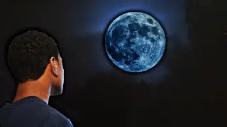 Seeing the RARE Blue Supermoon
