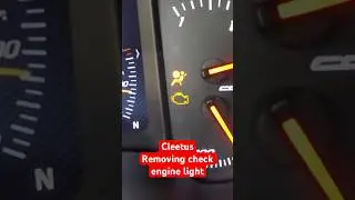 Cleetus shows us how to get rid of check engine light 