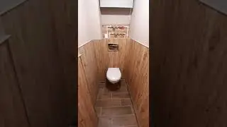 Как сделать недорогой и стильный ремонт туалета за 20 000 руб🔥