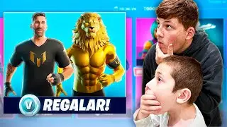 Regalé el Pack LEO MESSI a mi Hermano *Esta fue su Reacción* 🥹