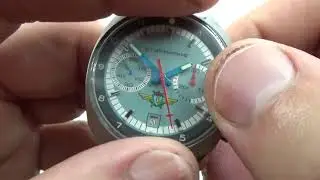 Shturmanskie 31659 Vintage USSR Russian Soviet watch Poljot Chronograph 2888