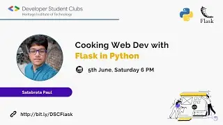 Cooking Web dev with Flask in Python