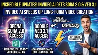 Invideo Ai - Speeds Up Long Form Video Creation  (Sora 2 and Veo 3.1 included) 