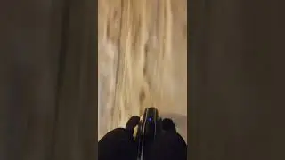 Моноколесо на снегу!