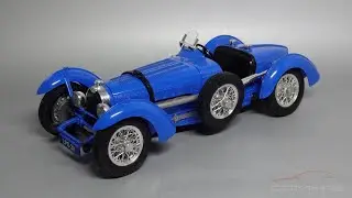 Классика 80-х: Bugatti Type 59 1934 || Bburago Diamond Collection - Made In Italy || Модель 