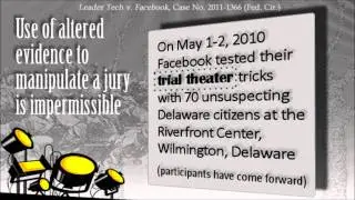 How Facebook tricked the jury