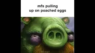 pulling up on poached eggs