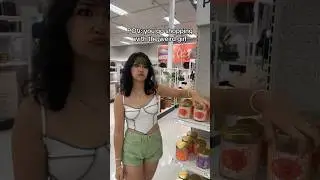 pov: you go shopping with the weird girl #cringe #funny