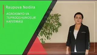 Mavzu: Eroziyashunoslik fanining tarixi, tuproq eroziyasi turlari va eroziya jarayonlarini o'rganish