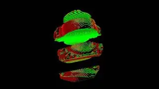 GLSL Stripes on Boolean Helios