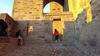 Carcassonne Medieval City France Sunset Walk  - DJI Pocket 2