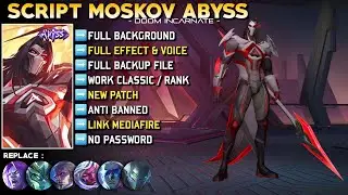 SCRIPT SKIN MOSKOV EPIC DOOM INCARNATE!! FULL EFFECT VOICE - NO PASSWORD - NEW PATCH!
