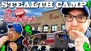 Stealth Camping at a BRAND NEW CHICK-FIL-A & Staying Warm with the Jackery Explorer 1000 Pro