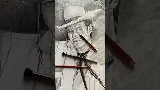 TEX time laps grafite su foglio fasi finali