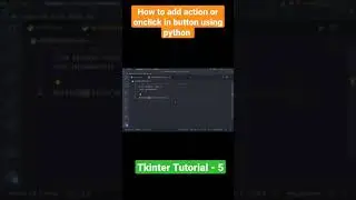 How to add action or onclick in button using python 