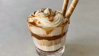 🔥 Caramel dessert in a glass! Delicious and quick recipe, dessert in 5 minutes