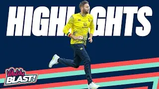 Andrew Tye In The Wickets | Highlights - Durham v Lancashire | Vitality Blast 2022