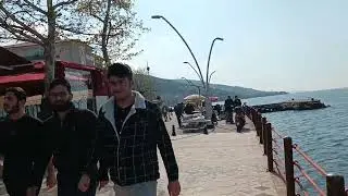 Değirmendere sahili yaz günü gibi bir gün yaşadı.