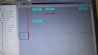 PLC programming -- motor start/stop function using 