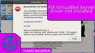 Virtualbox The support driver is not installed. error FIX