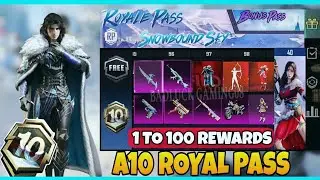 A10 ROYAL PASS 1 TO 100 RP REWARDS | A10 ROYAL PASS LEAKS | A10 ROYAL PASS BGMI/PUBG